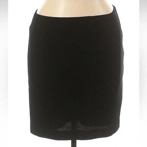 Lafayette 148 New York Classic Black Virgin Wool Pencil Skirt Women’s Size 14 XL